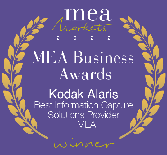 MEA Business Awards Kodak Alaris 