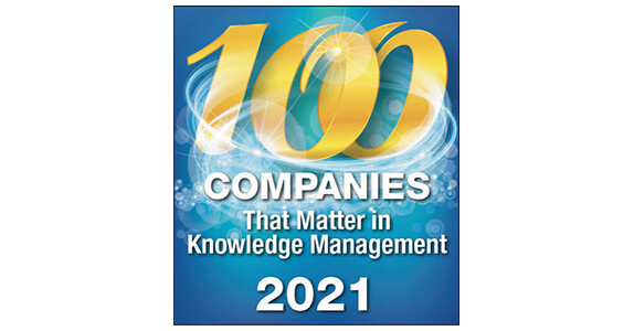 100 Companies that Matter in Knowledge Management 2021